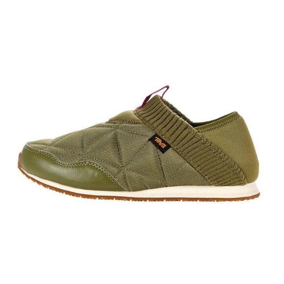 NWOT Teva Women's Quilted Olive Green ReEmber Water Resistant Moc Slip-On Shoes - Picture 1 of 5